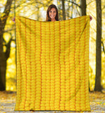 Corn Pattern Print Design 04 Premium Blanket
