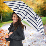 Anchor Rope Nautical  Pattern Umbrella