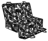 Crow Illustration Pattern Dog Car Seat Covers