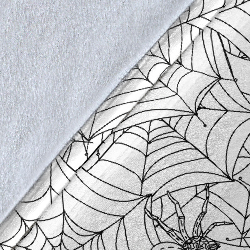 Spider Web Cobweb Pattern Premium Blanket