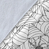Spider Web Cobweb Pattern Premium Blanket