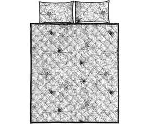 Spider web cobweb pattern Quilt Bed Set