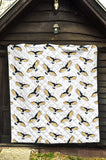 Eagle Pattern Print Design 03 Premium Quilt