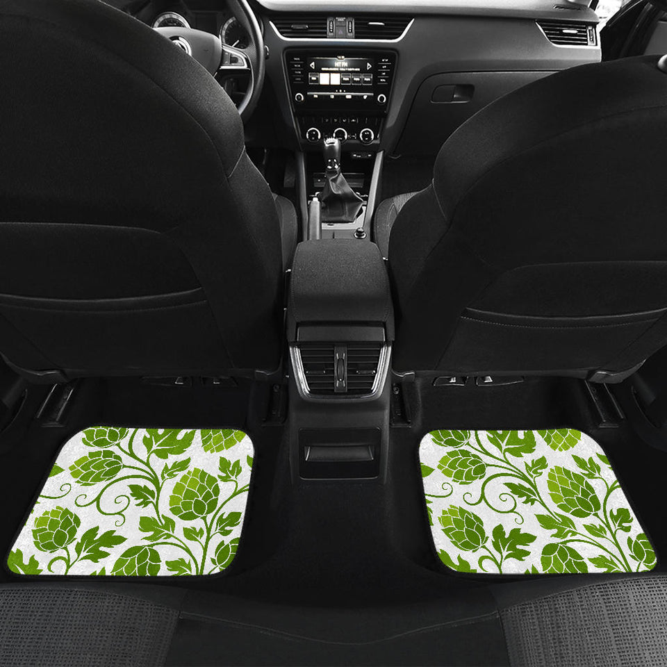 Hop Design Pattern Front And Back Car Mats