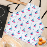 Sailboat Anchor Pattern Adjustable Apron