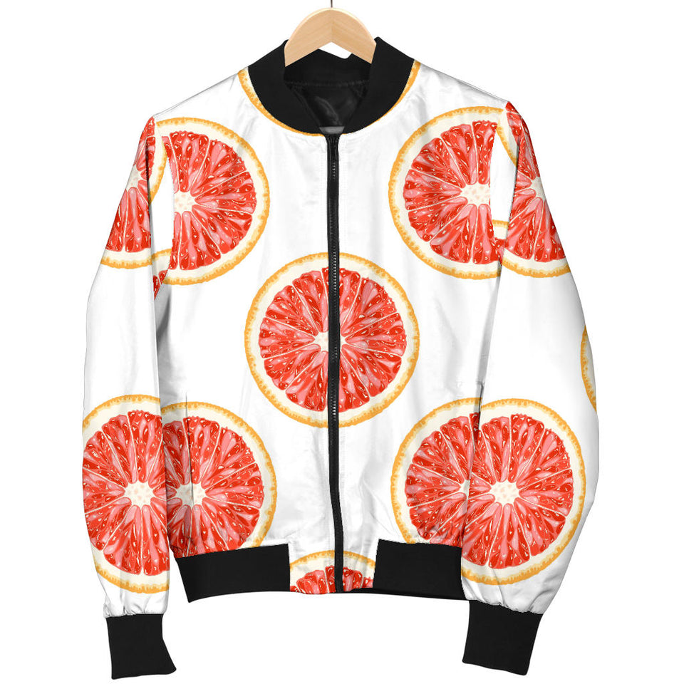 Grapefruit Pattern Women'S Bomber Jacket