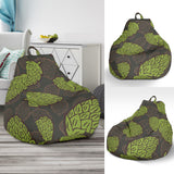 Hop Pattern Black Background Bean Bag Cover