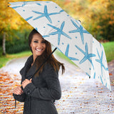 Watercolor Starfish Pattern Umbrella