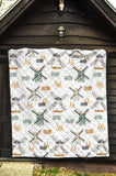 Windmill Pattern Premium Quilt
