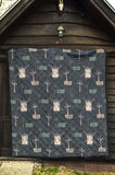 Windmill Tree Pattern Premium Quilt