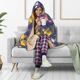 Koi Fish Carp Fish Pattern Hooded Blanket