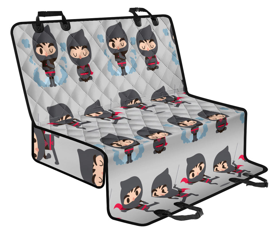 Cute Ninja Pattern Dog Car Seat Covers