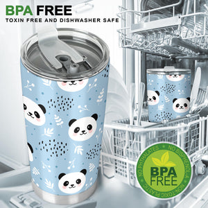 Cute Panda Pattern Tumbler