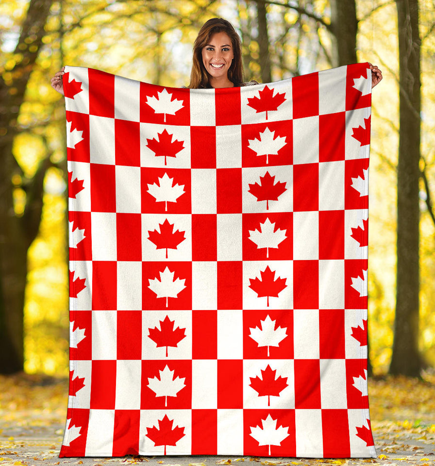 Canada Pattern Print Design 05 Premium Blanket