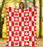Canada Pattern Print Design 05 Premium Blanket