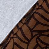 Coffee Bean Pattern Premium Blanket