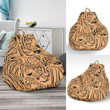 Bengal Tigers Pattern Bean Bag Cover