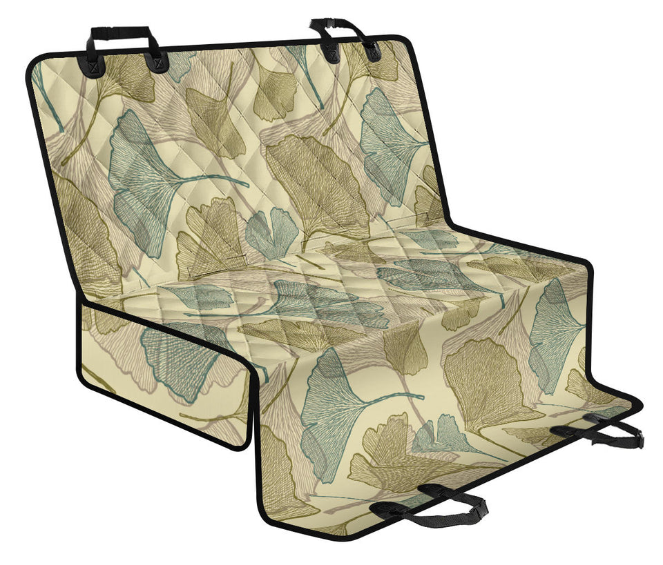 Ginkgo Leaves Design Pattern Dog Car Seat Covers