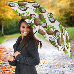 Coconut Pattern Print Design 04 Umbrella