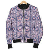 Indian Batik Style Pattern Women'S Bomber Jacket