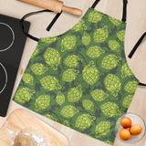 Hop Pattern Hop Cone Background Adjustable Apron