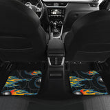 Bowling Balls Flame Pattern Front And Back Car Mats