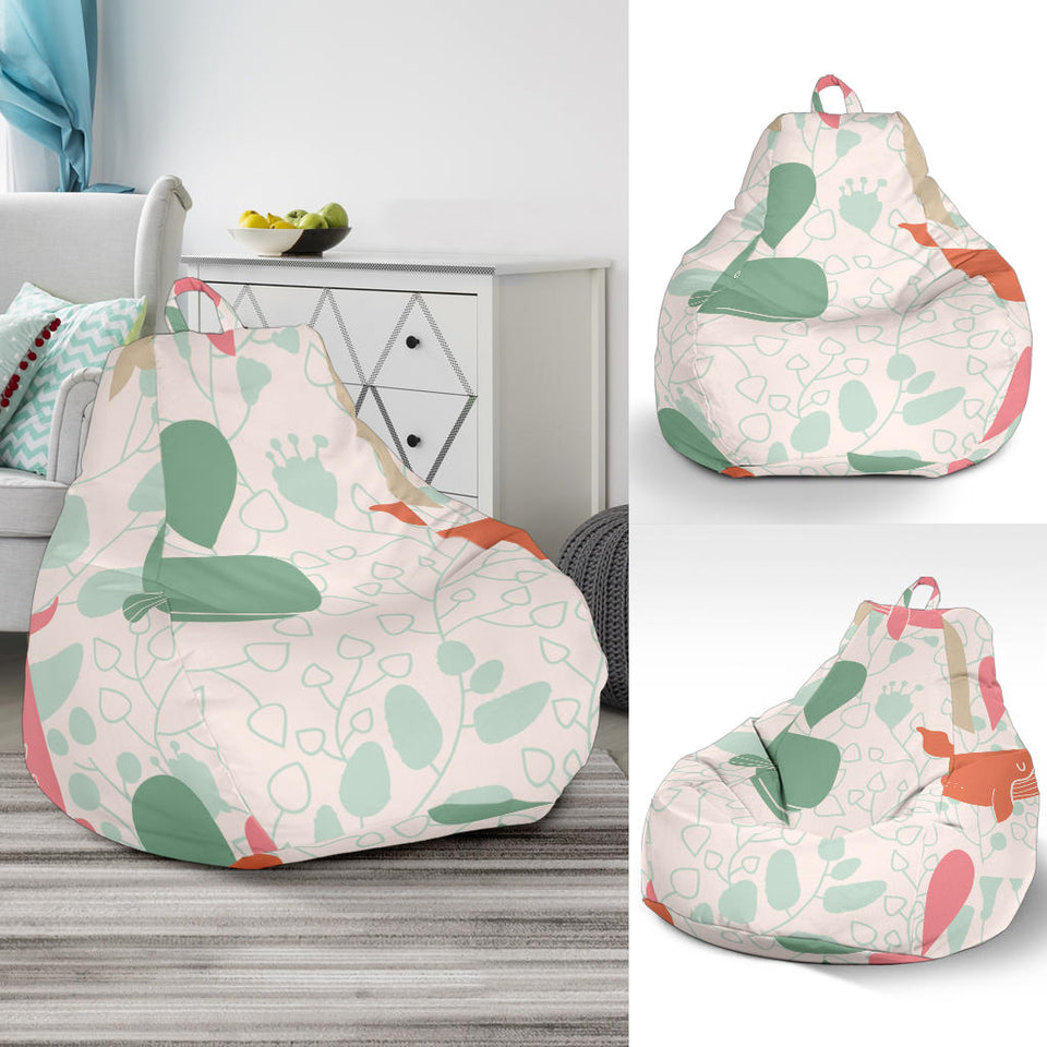 Cute Whale Pattern Bean Bag Cover