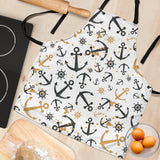 Anchors Rudders Pattern Adjustable Apron