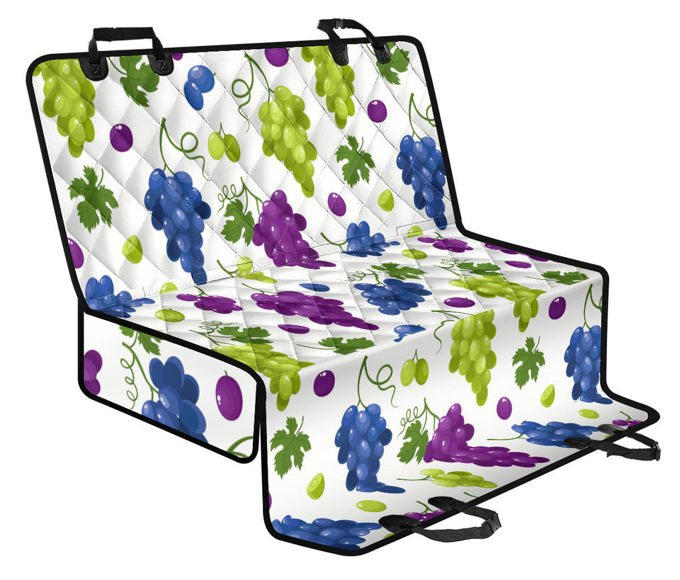 Grape Pattern Dog Car Seat Covers