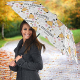 Greyhound Pattern Print Design 03 Umbrella