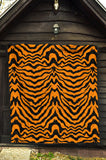 Bengal Tigers Skin Print Pattern Premium Quilt