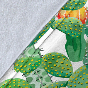 Cactus Design Pattern  Premium Blanket