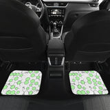 Chemistry Periodic Table Pattern Print Design 03 Front and Back Car Mats