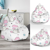 Cute Poodle Dog Star Pattern Bean Bag Cover