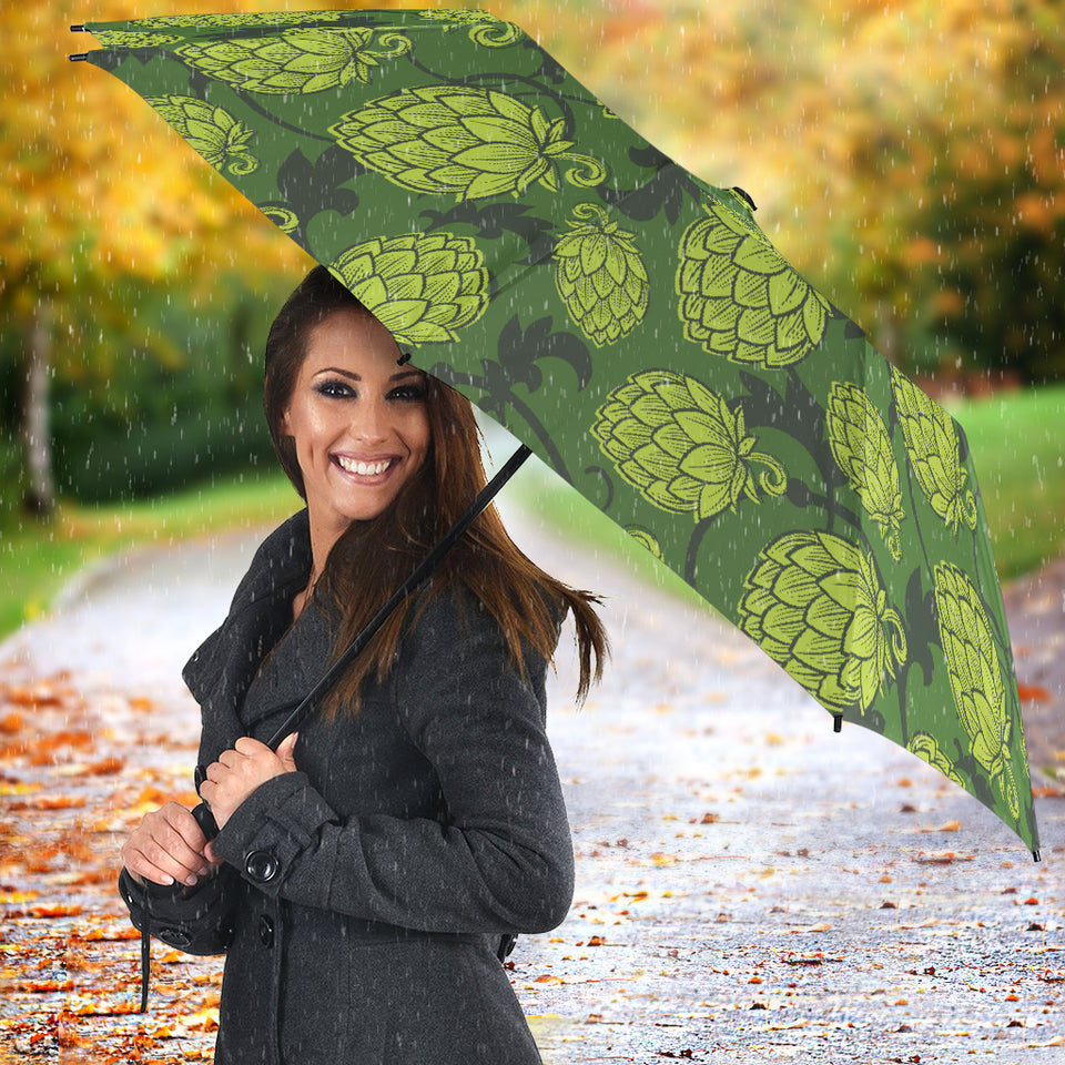 Hop Pattern Hop Cone Background Umbrella