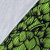 Green Hop Pattern Premium Blanket