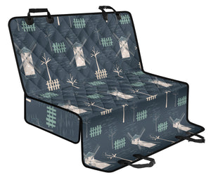 Windmill Tree Pattern Dog Car Seat Covers