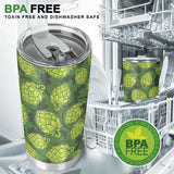 Hop Pattern Hop Cone Background Tumbler