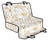 Beautiful Gold Japanese Pattern Dog Car Seat Covers