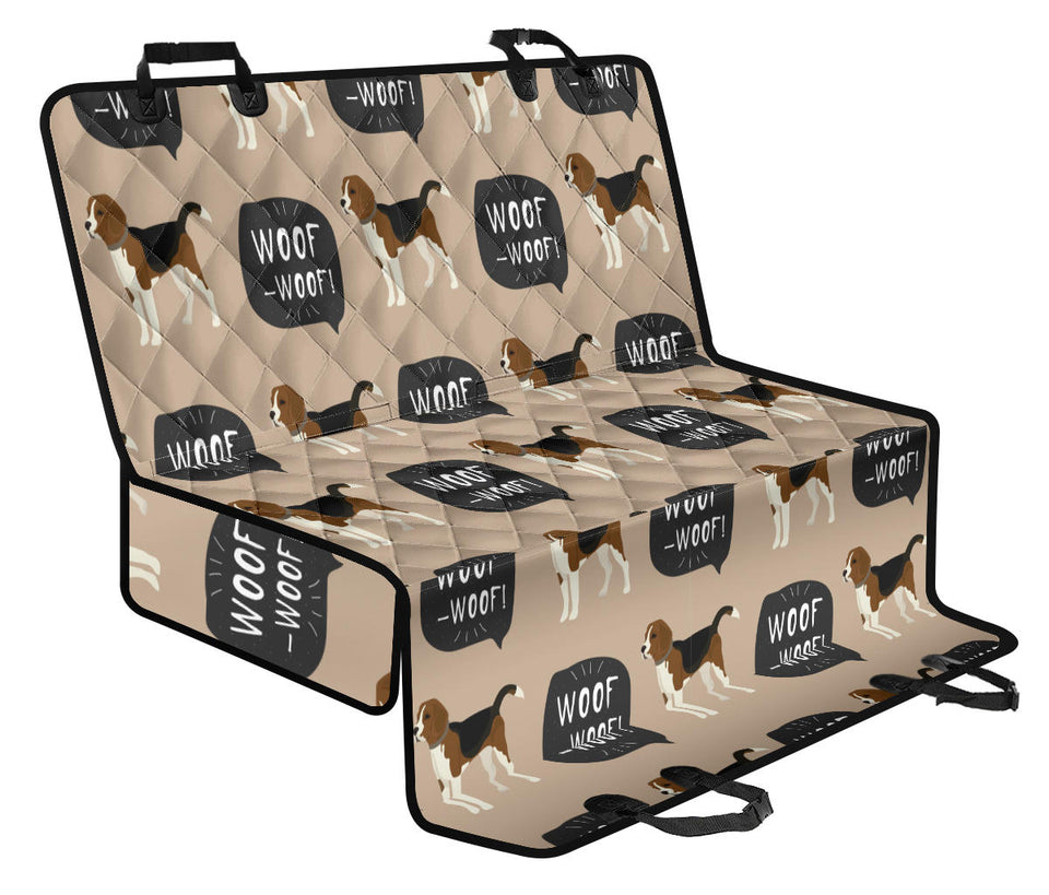 Beagle Pattern Dog Car Seat Covers