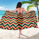 Zigzag  Chevron Colorful Pattern Sarong