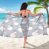 Sweet Dreams Sheep Pattern Sarong