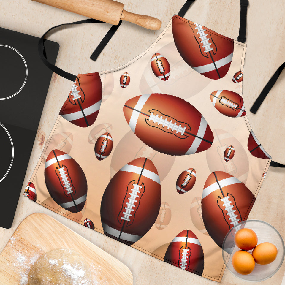 American Football Ball Design Pattern Adjustable Apron