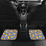 Guinea Pig Pattern Print Design 02 Front and Back Car Mats