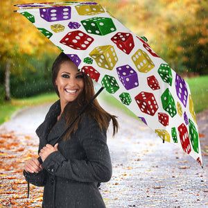 Dice Pattern Print Design 03 Umbrella