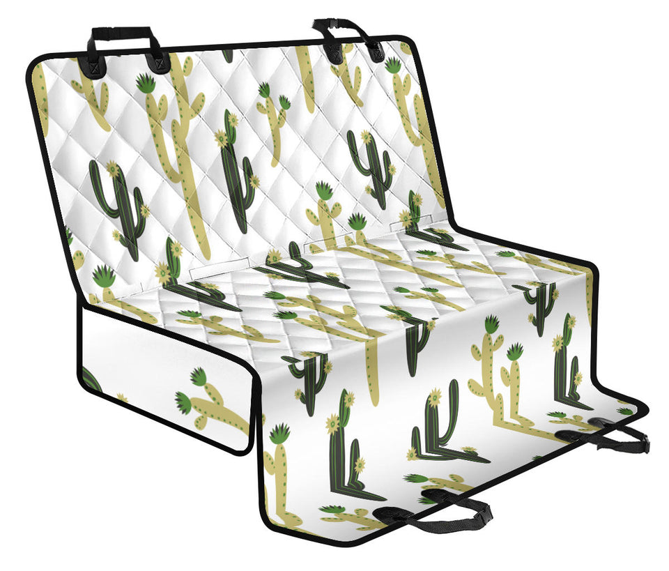 Cute Cactus Pattern Dog Car Seat Covers