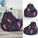 Watercolor Colorful Seahorse Pattern Bean Bag Cover