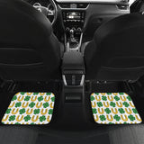 Horseshoes Pattern Print Design 04 Front and Back Car Mats