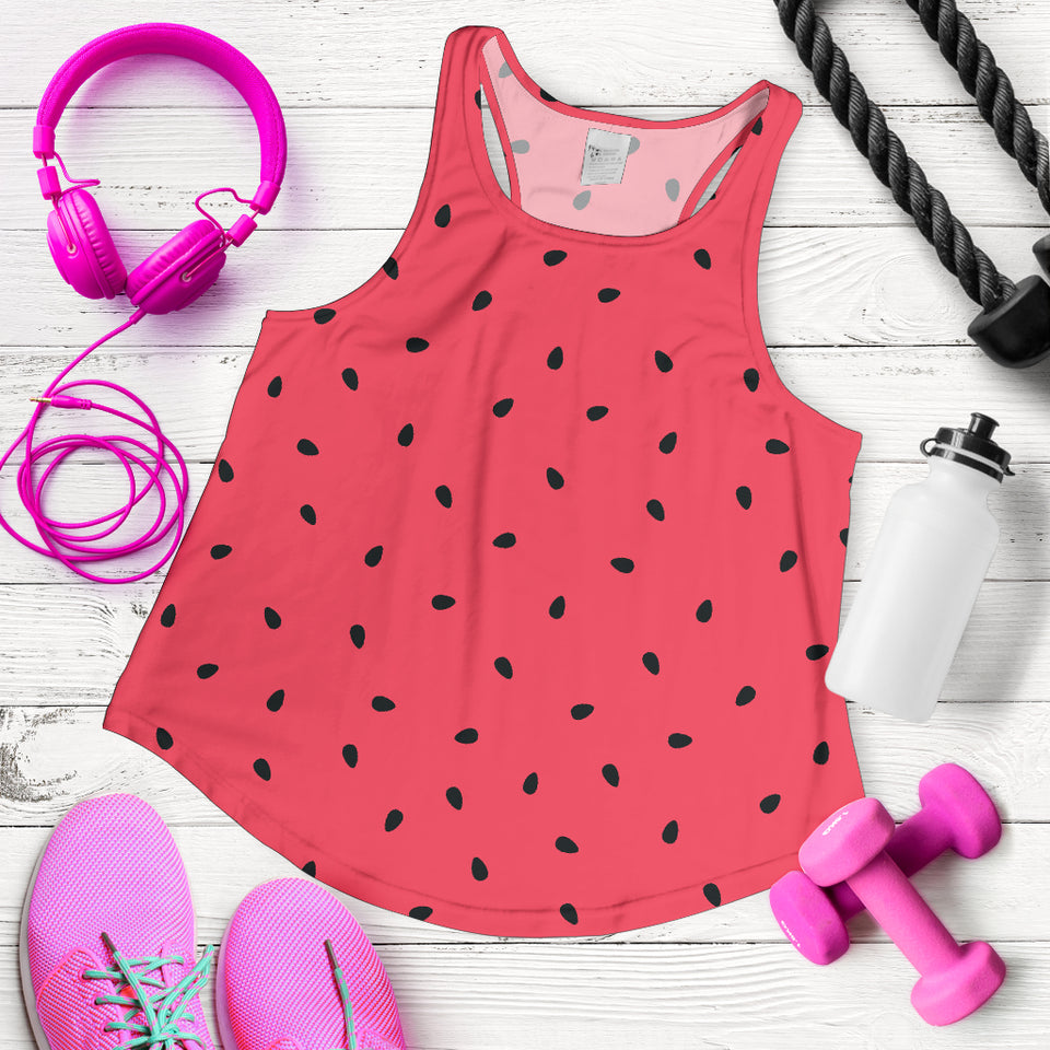 watermelon texture background Women Racerback Tank Top