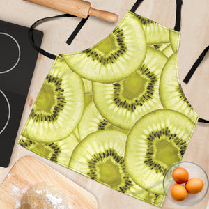 Sliced Kiwi Pattern Adjustable Apron